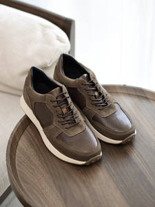 Chaussures <span class=keywords><strong>de</strong></span> sport en daim respirantes décontractées pour hommes, légères et confortables pour la <span class=keywords><strong>marche</strong></span> quotidienne - Product Image 3