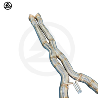 Échappement Catback à Soupapes CSZ pour Chevrolet Corvette C7 Stingray/Z06/Z51/ZR1 6.2L Système d'Échappement à Soupapes avec Télécommande