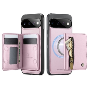 Funda tipo cartera con cierre de cremallera y carga inalámbrica para Google Pixel <span class=keywords><strong>11</strong></span>/<span class=keywords><strong>11</strong></span> <span class=keywords><strong>Pro</strong></span> XL/10A, Funda magnética para Pixel 9A/10/9 <span class=keywords><strong>Pro</strong></span> - Product Image 3