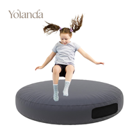 Bloc de mousse souple OEM personnalisé, coussin sensoriel rond lavable pour enfants autistes, activités intérieures