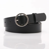 Ceinture personnalisée JULUN, ceinture en PU, fabrication de ceintures pour femmes, multicolores avec boucle ronde argentée, accessoire de taille minimaliste