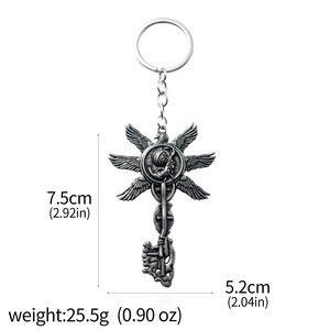 <span class=keywords><strong>Resident</strong></span> <span class=keywords><strong>Evil</strong></span> <span class=keywords><strong>8</strong></span>: Llavero Retro de Metal con Forma de Huevo de Águila, Colgante, Collar, Halloween - Product Image 3