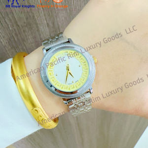 Nouvelle Arrivée Montre de Luxe à Quartz Iced Out Bicolore avec Strass Boîtier Carré pour Femmes Hommes Rappers - Product Image 6