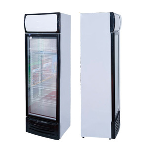 Wholesale Direct Cooling Tempered Glass Single Door Display Freezer Beverage <strong>Redbull</strong> Commercial Refrigerator Display Fridge - Product Image 1