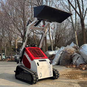 Front Loader Mini Skid Steer Loader Gasoline Powered Engine Motor EPA EURO5 PLC Gearbox Pump Bearing Crawler High Load Moment - Product Image 1