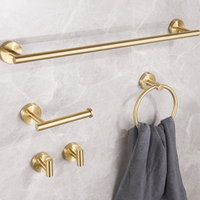 Lot de 5 accessoires de salle de bain pour hôtel, kit complet de produits pour salle de bain, ensembles de matériel de salle de bain, ensembles WC