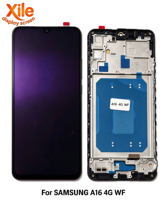 Écran tactile OLED WF avec châssis pour Samsung A16 4G – Pièce de rechange pour téléphone portable