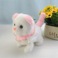 Offre Spéciale électrique simulé en peluche enfants chat en peluche mignon marche jouer animal de compagnie usine directe en gros disponible