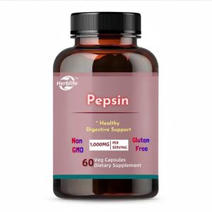 Cápsulas Herbales de Apoyo Digestivo para Adultos, Venta Caliente, OEM/ODM, Marca Privada, Pepsina Natural, No Apto para Mujeres Embarazadas - Product Image 1