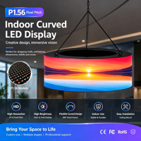 Écran LED d'intérieur KENSUN P1.56 à pas de pixel fin, mur vidéo Ultra HD pour salle de conférence et centre de contrôle
