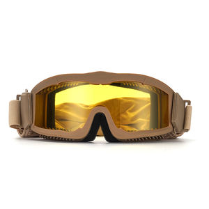 卸売 三レンズ 防風 モトクロス タクティカルグラス 射撃 アウトドア CS装備 耐衝撃 防曇 安全ゴーグル - Product Image 5