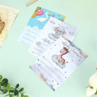Tarjetas de Invitación para Fiesta de Baby Shower, Impresión Personalizada, Ecológicas, Duraderas, 25 Tarjetas de 4*6 Pulgadas con Sobres