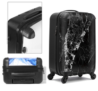 Nuevo modelo Diseño personalizado Equipaje transparente PC ABS Trolley Equipaje Estuche de equipaje Diseño personalizado Trolley Equipaje
