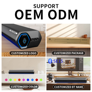 Barra de Sonido 2.0 con Altavoz de Reflejo de Bajos, Sonido Compacto y Nítido para Cine en Casa, Altavoz de Pie con Control Remoto - Product Image 4