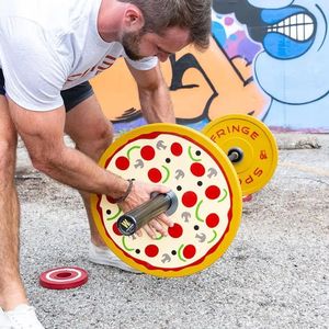 Miễn phí trọng lượng hiệu quả tập thể dục và niềm vui động lực bánh pizza Bumper tấm - Product Image 2