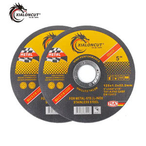 Disque de découpe en acier inoxydable à double maille en résine de 5 pouces, personnalisable OEM/Marque Privée, taille 125x1.2x22 - Product Image 1