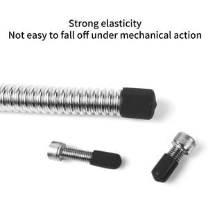 Funda de silicona suave, cubierta <span class=keywords><strong>protectora</strong></span> engrosada, tapa de parachoques extendida, tapa de sellado resistente a altas temperaturas y al polvo para cabezales planos - Product Image 5