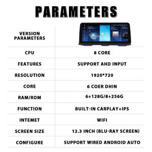 Radio para Auto Android 13 de 12.3 Pulgadas para BMW Serie 5 F10 F11 2011-2016, Navegación GPS, Estéreo, Reproductor Multimedia de Video - Product Image 6