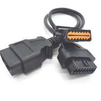 Cable de Conversión OBD2 a OBD para PSA, GM, Benz y Ford, Lector de Códigos Profesional de Alta Calidad con Aislamiento de PVC