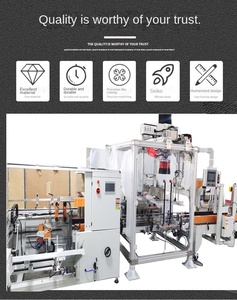 Ligne de machines d'emballage automatique à pince personnalisée Detian pour les bouteilles d'eau minérale, les boissons, l'emballage plastique, le scellage, le déballage - Product Image 4
