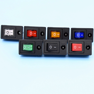 2 / 3 / 4 / 6 broches/<span class=keywords><strong>Mini</strong></span>/Micro/bouton/bascule/interrupteur à bascule Kcd1 avec prise/prise/prise/connecteur/alimentation/AC/DC - Product Image 3
