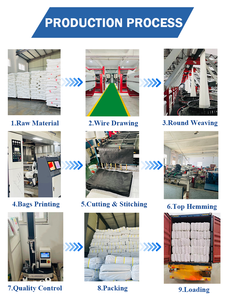 Sac en polypropylène, sacs de stockage et de transport pour le remplissage, avec du sable ou des pierres, supporte des charges jusqu'à 100 kg - Product Image 5