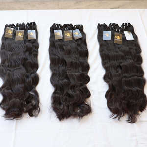 Tissage en lot indien naturel, cheveux vierges, non traités, à cuticules alignées, non traités, vente en gros - Product Image 1