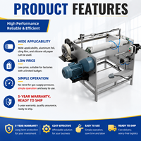 Máquina Manual Rebobinadora de Papel de Aluminio para Producción de Rollos de Papel de Aluminio, Película Plástica y Papel de Silicona