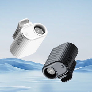 Hands-Free Wearable Plastic Fan <b>Rechargeable</b> English Waist Clip-on Fan with More Five Speeds 3600mAh <b>Battery</b> for Outdoor Sports - Product Image 1