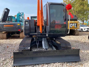 Mini excavadora japonesa HITACHI ZX70 usada, Zaxis 70 de 7 toneladas con motor Isuzu, tipo móvil sobre orugas - Product Image 3