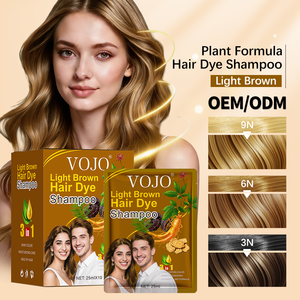 Shampooing Colorant Permanent Sans Ammoniaque VOJO en Sachet, Teinture Naturelle à Base de Plantes, Doux pour le Cuir Chevelu, Vente en Gros Fabricant, Marque Privée OEM - Product Image 6