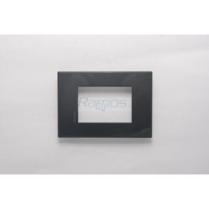 HB4803HS Plaque murale Axolute 3 modules Anthracite BTICINO 1kg Italie - Product Image 1