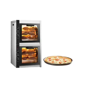 Hohe Kapazität Brat-, Süßkartoffelmaschine 20 kg/h Eierteig süßkartoffel Pizza backen Ofen Boxstand