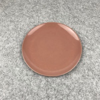 Assiettes en plastique multicolore incassables, pour les restaurants, 12 pièces