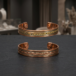 Bracelets ajustables en cuivre les plus vendus pour femmes et hommes, motif croix chrétienne classique - Product Image 2