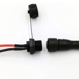 M16 IP67 su geçirmez konnektör kurulu monte montaj erkek kadın 2-Core 3-Core konnektörler motosiklet otomobil kullanımı için (çıplak - Product Image 5