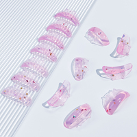 Pads de rehaussement de cils coréens sans colle, 7 paires de tiges de rehaussement de cils réutilisables, protections auto-adhésives pour rehaussement de cils, forme de chat scintillante