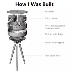 Mesas de centro pequeñas de madera inteligentes, muebles de lujo con Altavoz Bluetooth de carga inalámbrica, mesas de esquina móviles para el hogar, decoración del hogar - Product Image 5