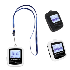 CATEL Pager sans fil appel Beeper étanche montre récepteur blanc noir pour infirmière café Restaurant Table réservé serveur appel - Product Image 1