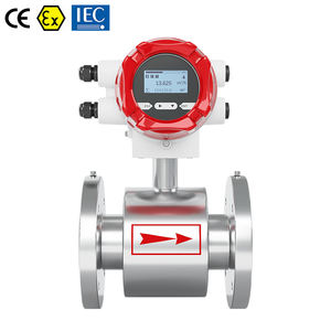 Pengukur aliran elektromagnetik lumpur air cair sanitasi baja tahan karat industri - Product Image 2