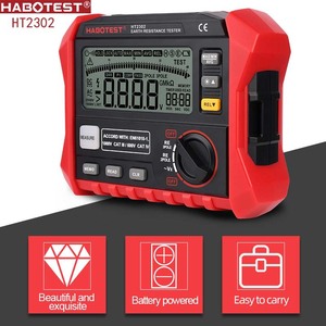 Medidor de resistencia a tierra digital HABOTEST HT2302 para protección contra rayos y medición de resistencia del suelo - Product Image 5