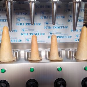 Ruiya acheter italie Production moule rotatif spirale pain Maquina tasse Pizza cône Machine ensemble De Conos faisant four fabricant - Product Image 4