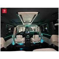Accessoires d'intérieur de garniture de mise à niveau de lumière LED 128 couleurs Kit d'éclairage ambiant pour Alphard/VELLFIRE 40 RHD/LHD Series 2024