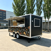 Personnalisation de camions-remorques alimentaires entièrement équipés avec équipement de cuisine complet