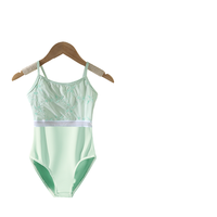 Leotardos de Ballet para Niñas, Ropa de Baile Moderna para Entrenamiento, Venta al por Mayor, Coloridos, Hechos con Spandex y Nailon Bordado
