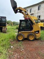 Loader Skid Steer CAT 226B3 Bekas, Loader Kompak Caterpillar Asli, Mini Wheel Loader dengan Jam Kerja Rendah dan Bucket Standar