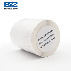 Dymo nakliye etiket kağıdı için kullanılan üst 4XL/S0904980 kağıt etiket uyumlu termal kağıt etiket üreticisi