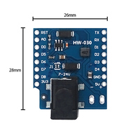 Modules et kits électroniques originaux DC Power Shield V1.1.0 pour carte de développement D1 Mini avec module d'alimentation DC et module d'écran