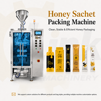 Máquina Automática para Envasar Miel y Jarabe en Barra, Llenado por Pistón de 1-100 ml, Control Táctil HMI, para el Mercado Mayorista del Reino Unido y EE. UU.