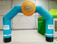Arco Inflable Gigante Personalizado para Eventos, Arco Inflable con Logotipo Personalizado para Carreras, Decoración para Maratones/Eventos Deportivos/Exhibiciones de Competición